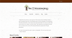 Desktop Screenshot of bigtwoodworks.com