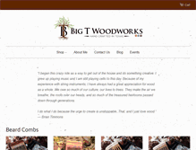 Tablet Screenshot of bigtwoodworks.com